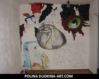 Click to see a larger image of Polina Dudkina's Ukrainian painting for sale...